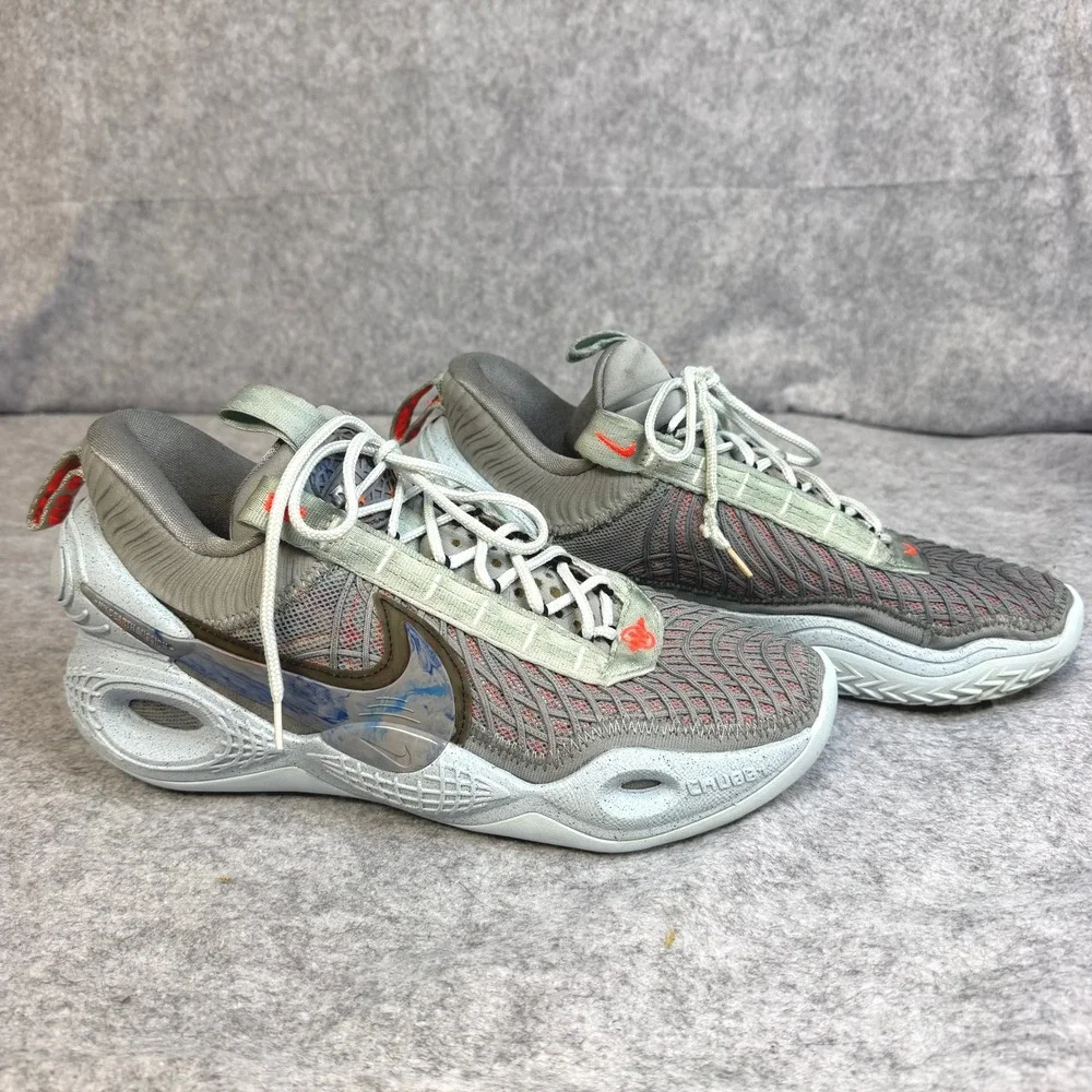 Nike Cosmic Unity Grey Orange Basketball Shoes DA6725-001 Mens Sneaker